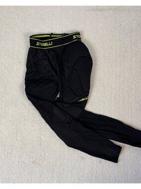 Storelli Bodyshield Goalkeeper Compression Leggings With Padded Protection Black
